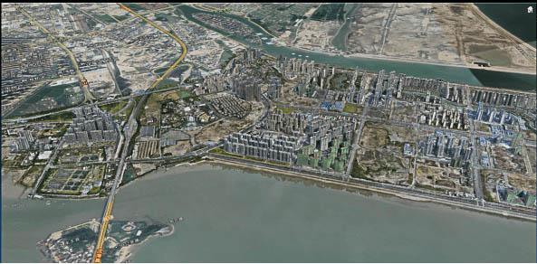 傾斜拍攝中的數(shù)據(jù)處理與模型生成流程。